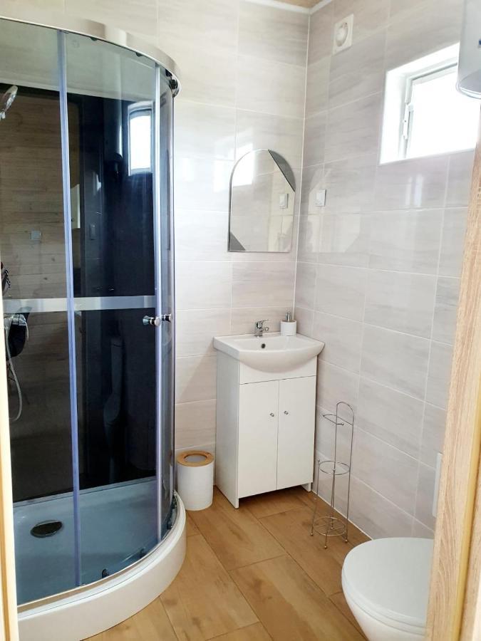 מילנקו Diamenty Baltyku Domki Wakacyjne Balia Z Jacuzzi מראה חיצוני תמונה